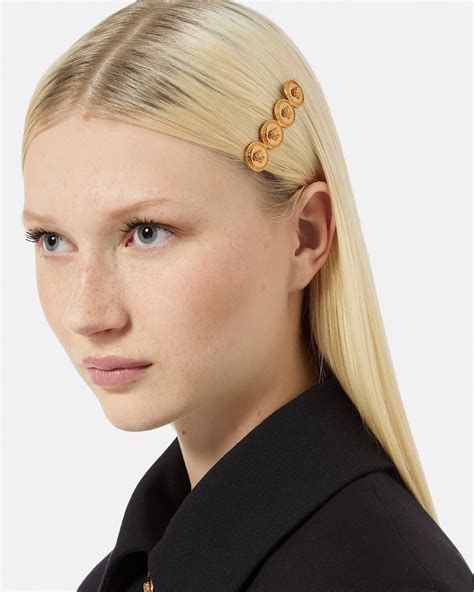 versace medusa tribute hairpin|Versace Medusa Tribute Hair Clip .